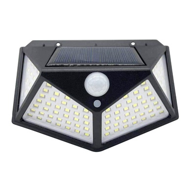 Outdoor Solar Garden Light with Motion Sensor, Waterproof Outdoor Infrared Wall Light, 100 LED Solar Garden Sensor Light