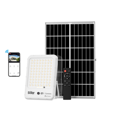 Indoor/Outdoor LED Lighting IP66 Waterproof Outdoor Aluminum Wall Lights Floodlight Solar Cctv Solar Light 70 3.2V 10AH 50000 CE 100W